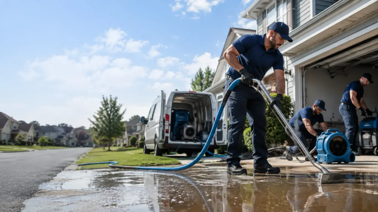 Flood Damage Restoration in South Range, WI